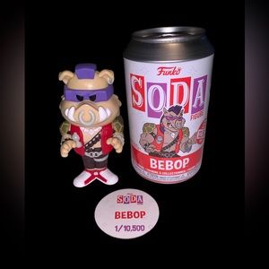 Vaulted Bebop Teenage Mutant Ninja Turtles Funko Soda Vinyl Brand New Co…
